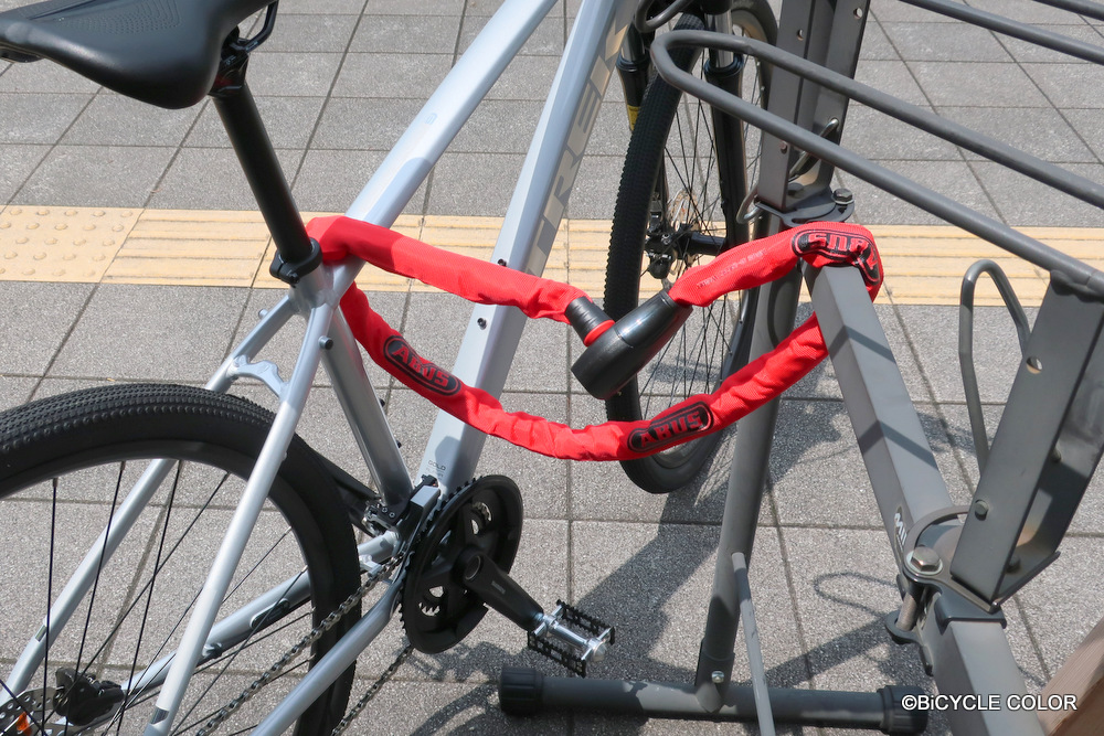 鍵の老舗ブランド「ABUS(アブス)」 盗難が気になる方はぜひご覧ください！お勧めチェーンロック＆ブレードロックです！  奈良・京都のロードバイク ・クロスバイク専門店  バイシクルカラー  トレック